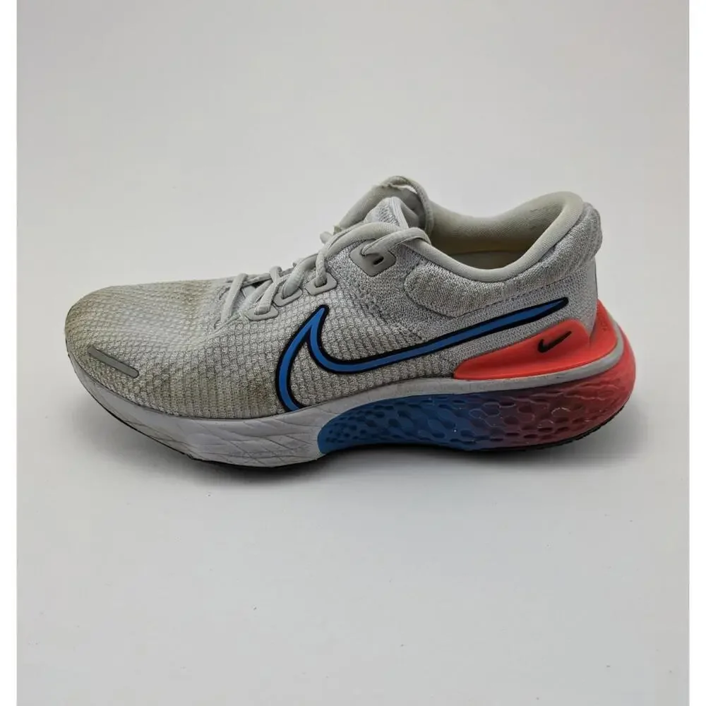 Womens Nike ZoomX Invincible Flyknit 2 Grey Blue Running Shoes DV2177-001 Size 8